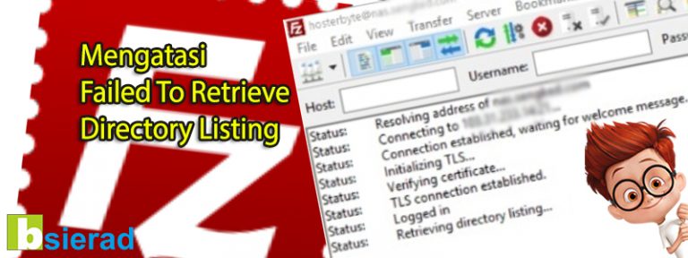 filezilla failed to retrieve directory listing active mode